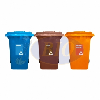 360L|M3| Recycle Mobile Garbage Bin 3-in-1